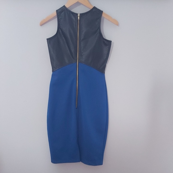 River Island Blue Black  Bodycon Dress - Picture 2 of 11